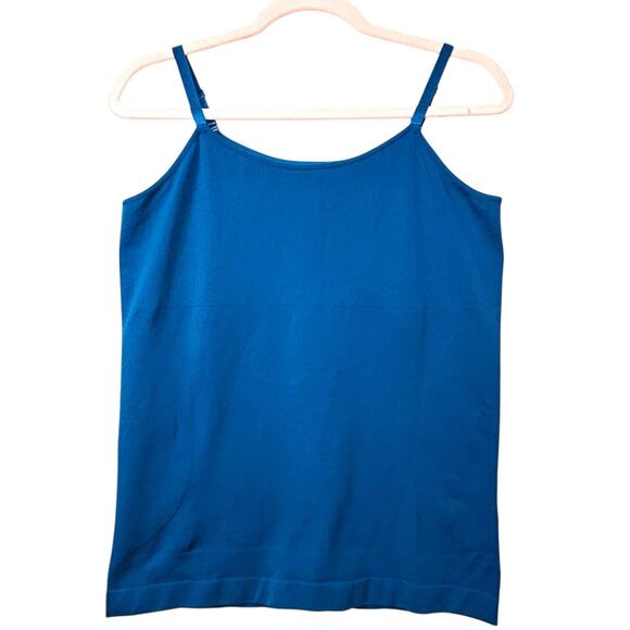 2 Shapermint Essentials Cami Tops 4XL Blue And Black Scoop Neck Never Worn - Picture 2 of 10